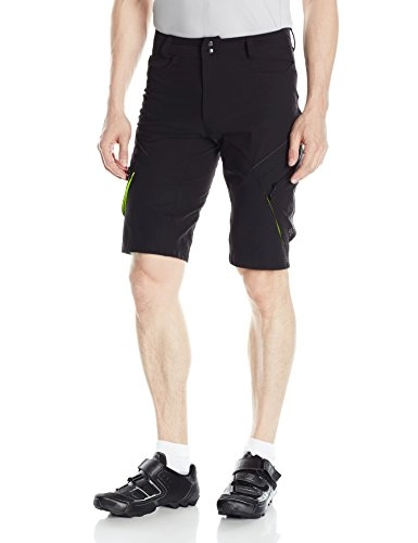 Mountain Bike Short : Gore Bike Wear Men's Knee-Length Gore Selected Fabrics E Series Cycling Shorts - Black, Large