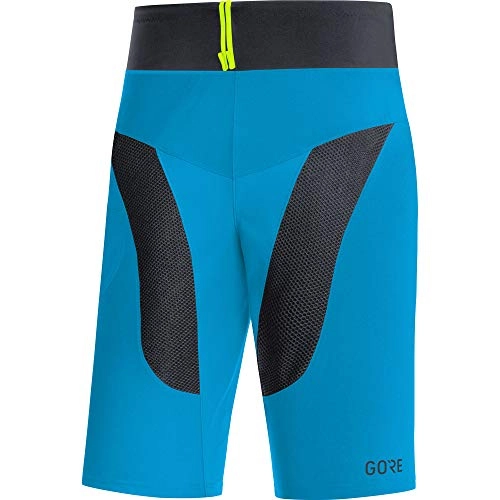 Mountain Bike Short : GORE WEAR C5 Men's Cycling Shorts, Size: XL, Colour: Blue / Black