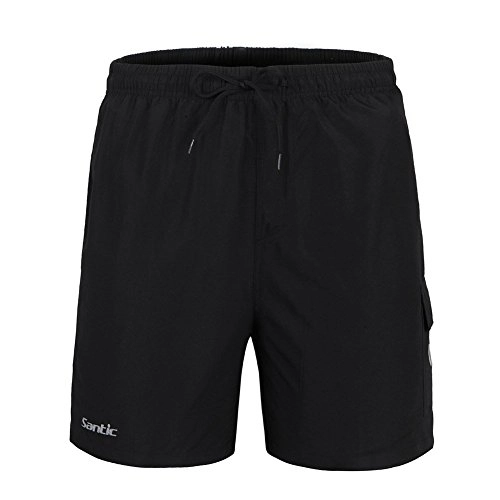 Mountain Bike Short : Hi8 Store Men's 4D Padded Bikes Shorts Loose Mountain Bike Shorts Black (3XL=EU 2XL)