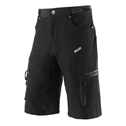 Mountain Bike Short : Lixada Men's Cycling Shorts Quick Drying Mountain Bike Sport Shorts (Black, XX-Large)