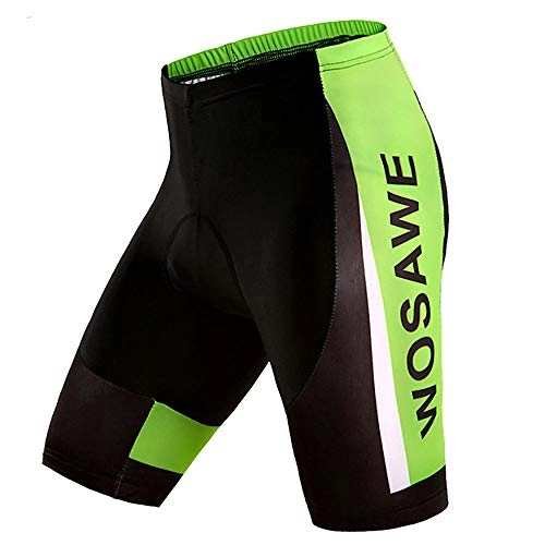 Mountain Bike Short : LXZH Baggy MTB Shorts Men, Downhill Cycling Shorts with Gel Padded Mountain Bike Shorts, Outdoor Sport Underwear Breathable Waterproof Lightweight, Green, M