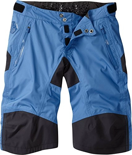 Mountain Bike Short : Madison DTE Ladies Shorts - Blue, Size 12 / Female Baggy Leg Wear Waist Waterproof Weather Resistant Mountain Bike MTB Ride Trail Pant Short Trouser
