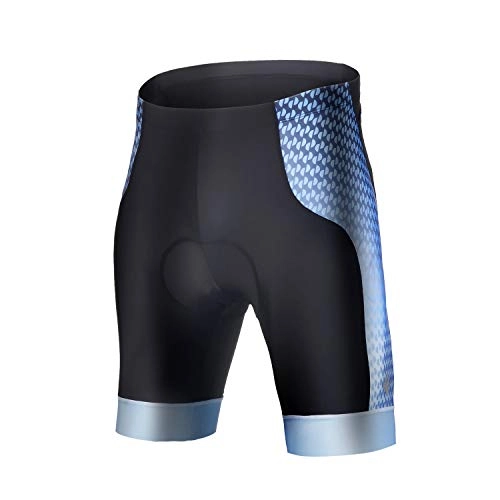 Mountain Bike Short : NEENCA Men's Bike Cycling Shorts with 4D Sponge Gel Padded, Cycling Bicycle Underwear Pants with 2 Pockets, High-density High-elasticity, Breathable, Quick-Dry