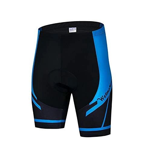 Mountain Bike Short : Nobenx Cycling shorts Cycling Shorts Men's Bike Short Padded Pro Team Clothing Bicycle Bottom Road Youth Green Red Mountain Shorts Breathable (Color : Blue, Size : Large)