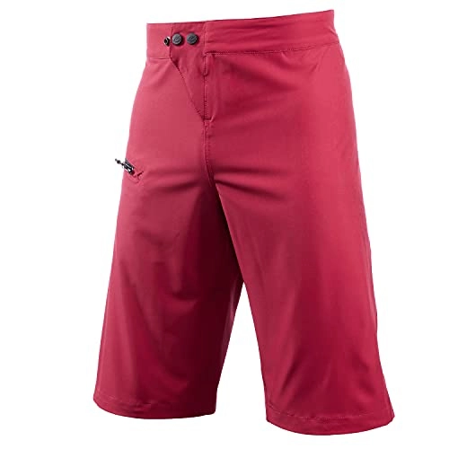 Mountain Bike Short : O'Neal | Mountain Bike Shorts | MTB Mountain Bike DH Downhill FR Freeride | Breathable, Laser-Cut Air Intakes, Active Cut | Pin It Shorts V.22 | Adult | Red | Size 36 / 52