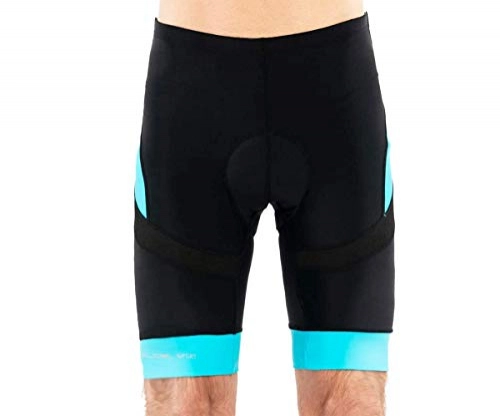 Mountain Bike Short : SILIK Mens Cycling Bike Shorts with Breathable Padded Compression Anti-Slip Bicycle Underwear Blue L