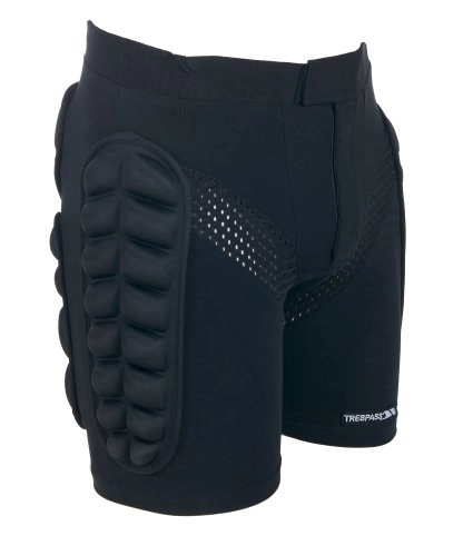 Mountain Bike Short : Trespass Impact Men's Outdoor Padded Shorts available in Black - Medium