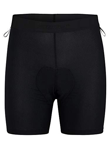 Mountain Bike Short : Ziener Nepo X-Function Men's Cycling Underwear / Cycling Inner Shorts / Mountain Bike Underwear - Highly Breathable | Padded | Quick Drying | Elastic, Mens, 219234, Black, 46 (EU)