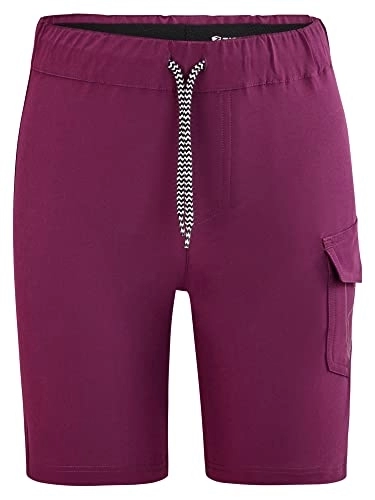 Mountain Bike Short : Ziener Unisex Kid's Nisaki X-Function Cycling Inner Shorts-Mountain Bike / Outdoor / Leisure-Breathable, Quick-Drying, Padded, Purple Passion, 176 (EU)