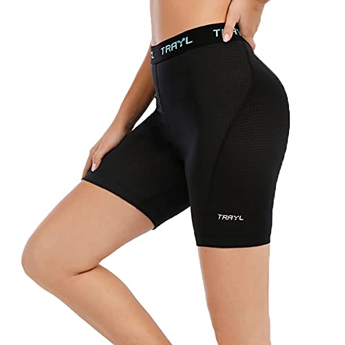 Mountain Bike Short : ZOANO Womens Cycling Shorts Bicycle MTB Mountain Bike Baggy Shorts with Inner Liner 3D Padded Short Outdoor Sports Bottoms - - Medium