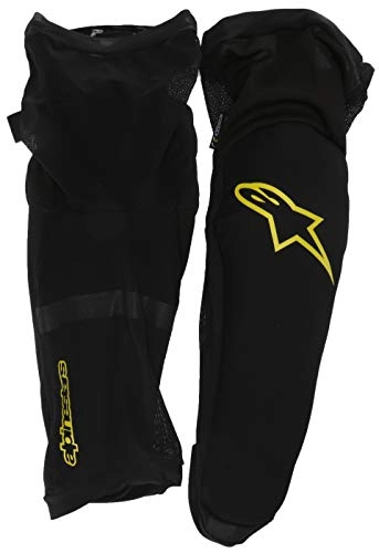 Protective Clothing : Alpinestars Men's Paragon Plus Knee / Shin Protector Armour, Black Acid Yellow, L