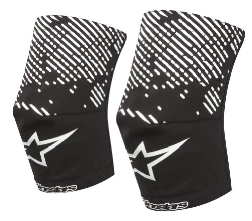 Protective Clothing : Alpinestars MTB Knee Sock Protection Accessories - Black / White, X-Small / Small