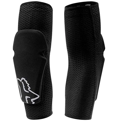 Protective Clothing : Fox Enduro Sleeve Elbow Guards - Black / Logo, Medium / Pair Set Arm Pad Tough Padding Safety Safe Protector Protect Gear Body Trail Launch Unisex Bicycle Cycling Cycle Biking Bike MTB Downhill Ride