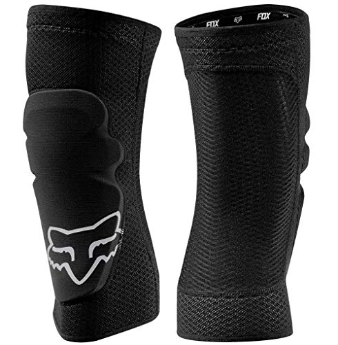 Protective Clothing : Fox Enduro Sleeve Knee Guards - Black / Logo, Small / Pair Set Leg Pad Tough Padding Safety Safe Protector Protect Gear Body Trail Launch Unisex Bicycle Cycling Cycle Biking Bike MTB Downhill Ride