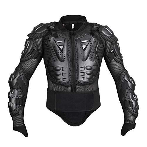 Protective Clothing : GES Motorcycle Body Protective Jacket Guard Motorbike Motorcross Armour Armor Racing Clothing Protection Gear (M)