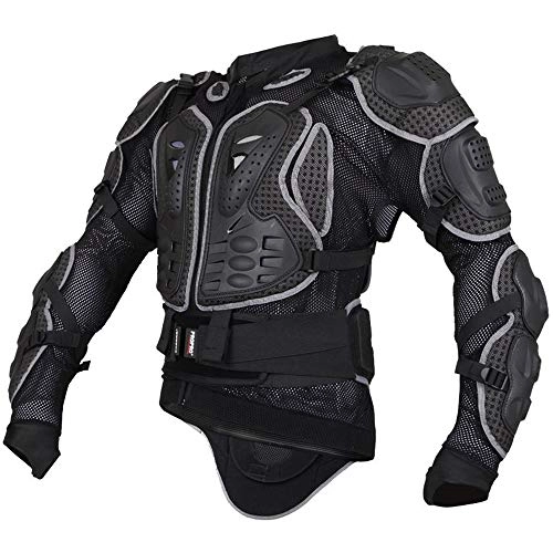 Protective Clothing : HBRT Motorcycle Full Body Armor, ATV Guard Shirt Jacket with Back Protection Outdoor sports equipment for Motocross motobike, S