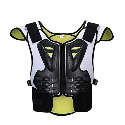 Protective Clothing : HFJLL Outdoor Sports Vest Back Chest Protection Sports Protection Armor Night Reflective, M