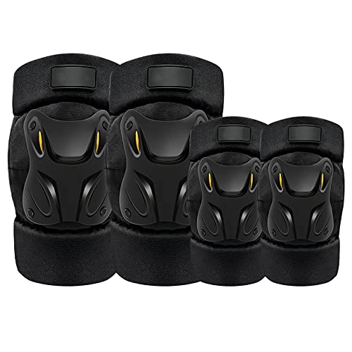 Protective Clothing : Jabroyee 1 Set Cycling, for Cycling Skiing Mountain Climbing Protector Cycling Elbow Cyclist Protector Knee Pad Set Cycling Elbow Protector