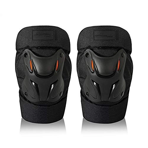 Protective Clothing : JenLn Comfortable Motorcycle Thicken Kneepads Anti-fall Cycling Skidding Protection Breathable Guards Warm Protective Gear Set (Color : Black, Size : One size)