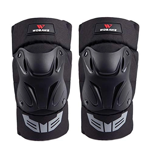 Protective Clothing : LNLW Adult Knee Shin Guard Dirt Body Armor Pads Breathable Adjustable Aramid Fiber MTB Guards for Riding Cycling Skating (Color : Black)