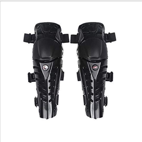 Protective Clothing : LNLW Knee Pads Guard Gear Protective for Biking Adult Breathable Adjustable Aramid Fiber Motocross MTB Shin Guards Riding Cycling Skating (Color : Black)