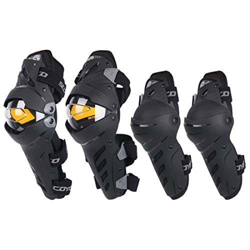 Protective Clothing : LNLW Knee Pads Guard Gear Protective for Biking Motorcycle Elbow and Motocross Cycling Protector Armors Set Riding Skating Skiing-4pcs (Size : 4-piece)