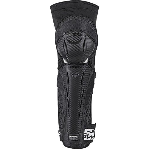 Protective Clothing : O'Neal Park FR Carbon Look Knee Protector White Black Shin DH MTB Protector 0265-81 Size X-Small