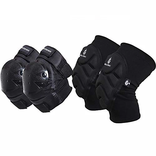 Protective Clothing : QWY Equipment Motorcycle Off-road Riding Protection Motorcycle Bicycle Skate Skateboard Bike Racing Tactical Sports, Black-L