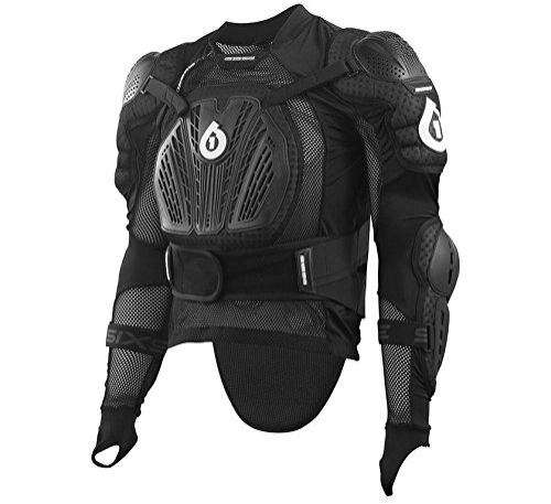 Protective Clothing : SixSixOne Rage Pressure Suit's Protective Jacket, Unisex, Protektorenjacke Rage Pressure Suit, Black, XX-Large