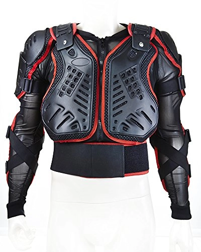 Protective Clothing : starlingukpk Skiing Skating Snowboards Motorcycle Body Armour Protector Jacket.With Shoulder protector. (X Large)