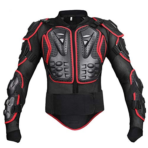 Protective Clothing : TSSM Motorcycle Armor Riding Off Road Ski Outdoor Motion Racing Car Full Body Armor High Elasticity Breathable Comfortable Protective Suit, XL