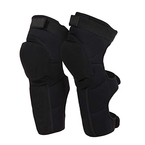 Protective Clothing : TZTED Crashproof Knee Pads with Antislip Support Providing High Impact Protection and Enhanced Flexibility for Mountain Bike, Skate-Board, Snowboard, Cycling, BMX, E-bikes, Black, S / M