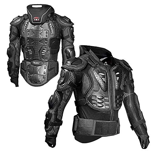 Protective Clothing : WJH Professional Body Armour, Motorcross Motorcycle Mountain Cycling Skating Snowboarding Spine Protector Guard Popular Jacket for Off-Road Riding, Outdoor Motorcycle, M