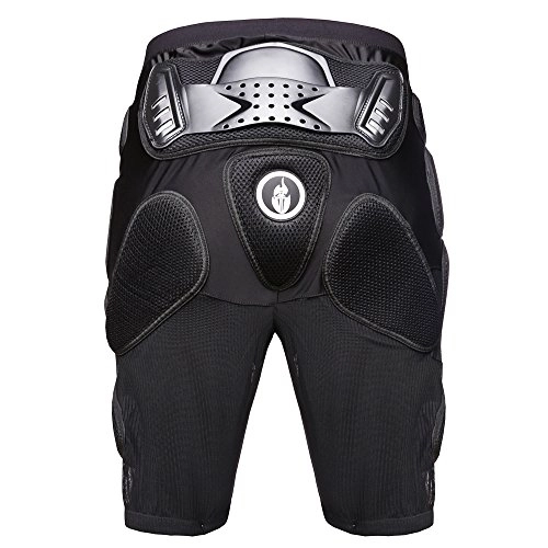 Protective Clothing : WOLFBIKE CQJDG Motorcycle Armour Mountain Bike Leg Protective Shorts for Man BMX Gear Pants Ski Mrmor Pad (M)