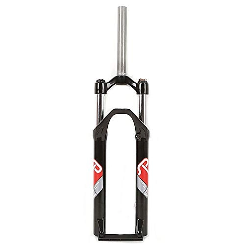 Mountainbike Gabeln : AXROAD MALL Mountain Bike Mechanische Stoßdämpfer Vorderradgabel 27, 5 Zoll-Fahrrad-Frontgabel Aluminium-Schulter-Steuerungssperre Fahrrad-Gabel (Farbe : Schwarz, Größe : 27.5Inch)