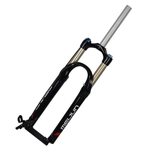 Mountainbike Gabeln : SYLTL 26in Mountain Bike Federgabel Aluminiumlegierung Suspension Vertikaler Rohraußendurchmesser: 28, 6 mm Hub: 100 mm, Schwarz