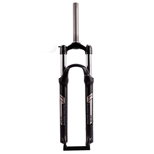 Mountainbike Gabeln : TISORT MTB Gabel 26 27, 5 29 Zoll MTB Federgabel Aluminiumlegierung Ultraleichter Stoßdämpfer 1-1 / 8 Straight Tube Mountainbike Gabeln (Color : Black, Size : 26")