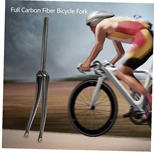 Mountainbike Gabeln : Ultraleichte Full Carbon-faser-straen-fahrrad-gabel 700c Fahrrad Fixed Gear Bike Fork Fixie Bike Federgabel 28.6mm