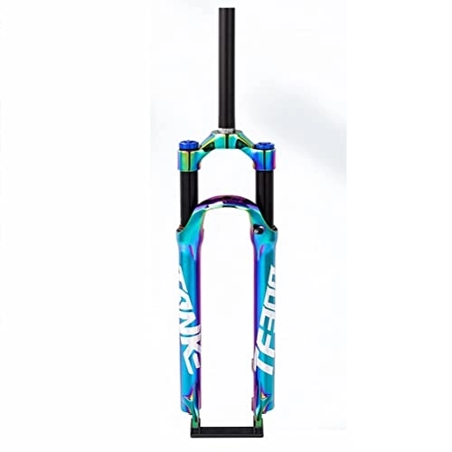 Mountainbike Gabeln : WRNM Vordergabel MTB Gabel 26 27, 5 29 Zoll MTB Federgabel Federweg 120mm Tapered Tube Mountainbike Gabeln Stoßdämpfer-Doppelt-Schulter-Vorderradgabel (Color : C, Size : 27.5inch)