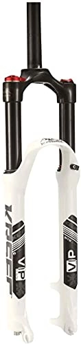 Mountainbike Gabeln : WXFCAS Radspendungssuspension Fahrradaufhängung Gabel 26 27.5 29 Zoll Mountainbike MTB Luftgabel Handbärkörper Bremsanschlag 120mm 1-1 / 8 (Color : White, Size : 29inch)