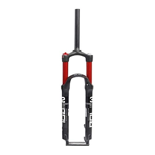 Mountainbike Gabeln : YQQQQ MTB-Federgabel 26"27, 5" 29"1-1 / 8" Federweg 120 mm Luftgabel Aus Aluminiumlegierung (Color : Red Inner Tube, Size : 26inch)