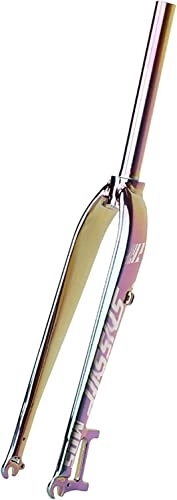 Mountainbike Gabeln : ZLYJ 26 / 27, 5 / 29 Scheibenbremse MTB-Gabel Federgabel Starre MTB-Vordergabel 28, 6 mm Superleichte Vordergabel Ultraleichter Fahrrad-Gasstoßdämpfer, für die meisten Fahrradmodelle A, 29