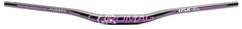 Mountainbike-Lenker : Chromag Fubars OSX 35 Mountainbike / MTB / Cycle / VAE / E-Bike, Schwarz / Violett, 35mm DH 25mm Rise 810mm