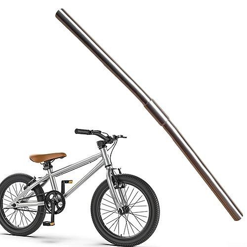 Mountainbike-Lenker : DAZZLEEX Mountainbike-Lenker aus Aluminiumlegierung, zusammenklappbar, gerade, für MTB, zusammenklappbar, Rennräder, mattiert, 25, 4 x 530 mm