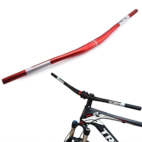Mountainbike-Lenker : Fahrrad Lenker Aluminiumlegierung MTB Lenker Riser Bar Rennradlenker, Fahrradlenker, 31.8MM Fahrrad Handlebar für Mountainbike, Red, 780mm / 31inch