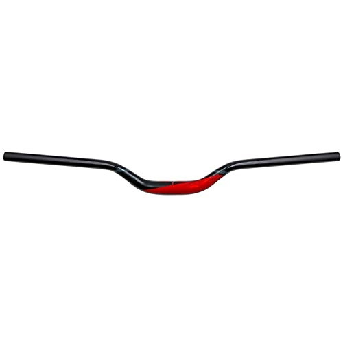 Mountainbike-Lenker : Flow MTB-Lenker, 5, 1 cm, 750 mm, Schwarz / Rot