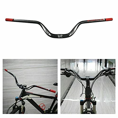 Mountainbike-Lenker : HEZHU Mountainbike Links MTB 31, 8 mm High Riser Lenker passend für 22, 2 mm Links (Rot)
