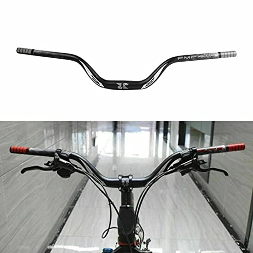 Mountainbike-Lenker : HEZHU Mountainbike Links MTB 31, 8 mm High Riser Lenker passend für 22, 2 mm Links (Schwarz)