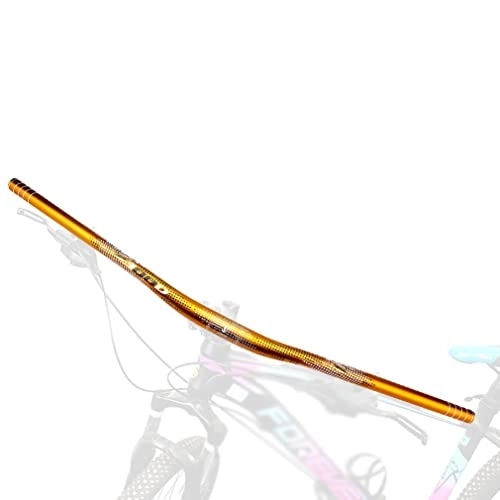 Mountainbike-Lenker : Mountainbike Riser Lenker 31.8mm MTB-Lenker Rise 33, 5 Mm Aluminium-Legierung 780mm 800mm Extra Langer Lenker Für Downhill AM / XC / FR (Color : Gold, Size : 800mm)