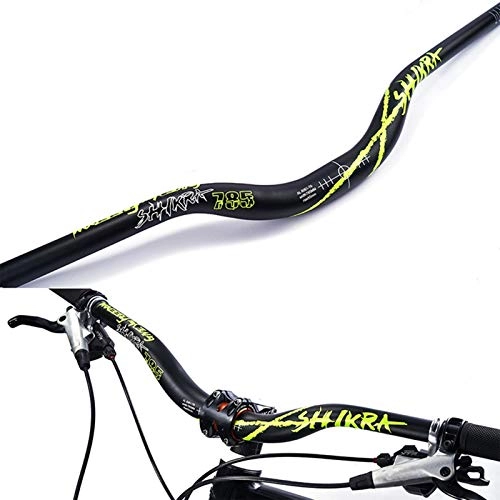 Mountainbike-Lenker : PACPL Fahrradlenker Hochwertiger und langlebiger Fahrrad-Riser 31.8x785mm Aluminiumlegierung MTB-Fahrrad-Zubehr Fahrrad for MTB (Color : Green)